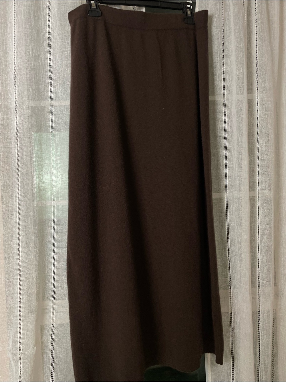 ANTONIO MELANI Dark Brown Maxi Skirt